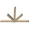 Ekena Millwork Kennewick Rough Sawn Timber Gable Bracket, Douglas Fir, 108"W x 72"H x 6"D x 6"F, 16/12 Pitch GBW108X72X0606KEN00RDF - alternate 5